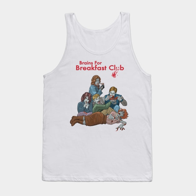 Brains for Breakfast Club Tank Top by AyotaIllustration